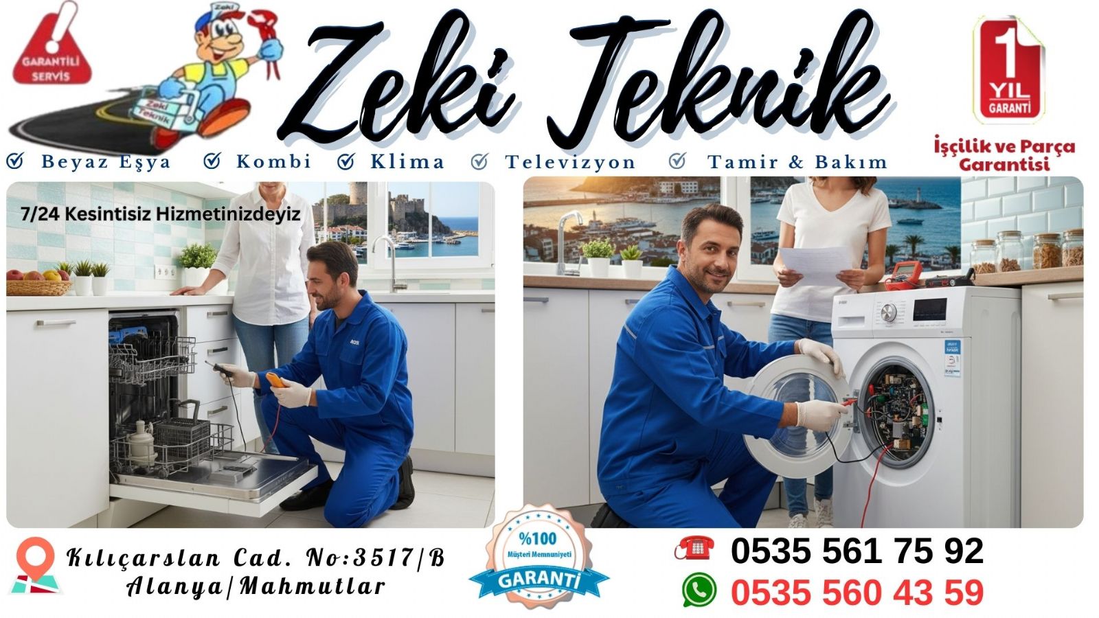 Mahmutlar Beyaz Eşya Tamircisi
